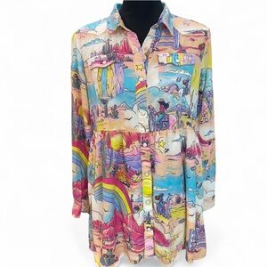 Wrangler Barbie Multicolor Graphic Shirt